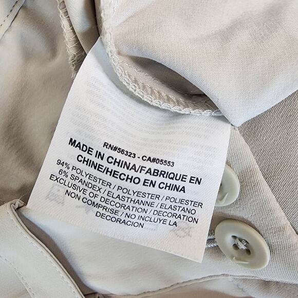 Nike Golf Tour Performance Modern Rise Tech Pant in Khaki, Size 8 - Picture 8 of 9